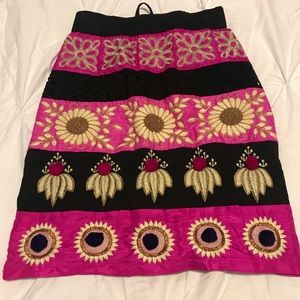 Multi-Pattern Mini Skirt